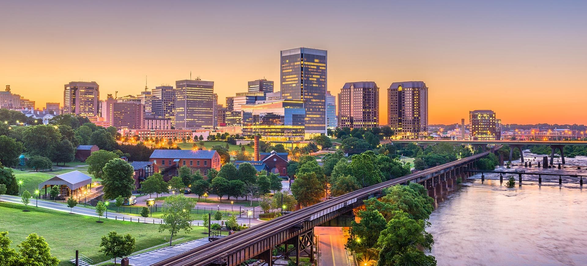 Richmond, Virginia (RVA) development skyline