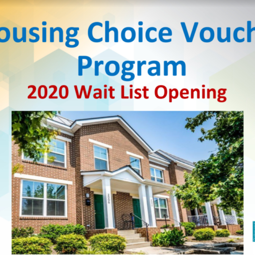 Tenant-based HCVP Waiting List Opens 10/12/2020