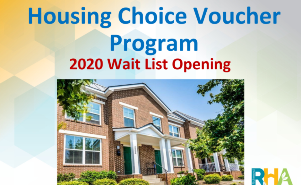 Tenant-based HCVP Waiting List Opens 10/12/2020