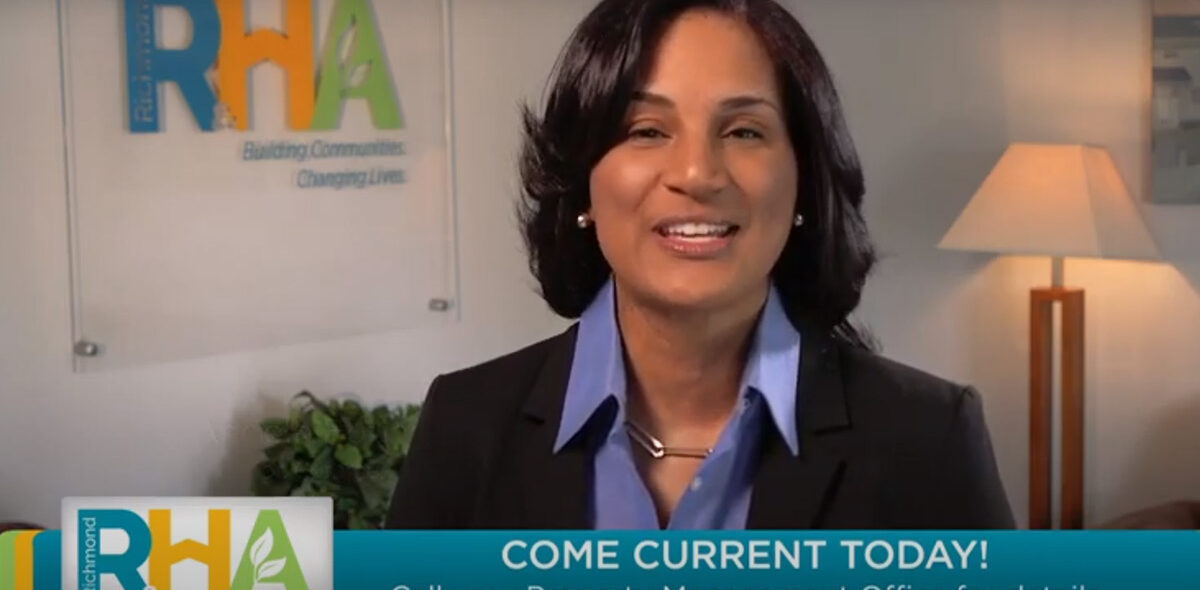 RRHA Come Current TV spot featuring RRHA Director of Communications and Public Relations Angela Fountain.