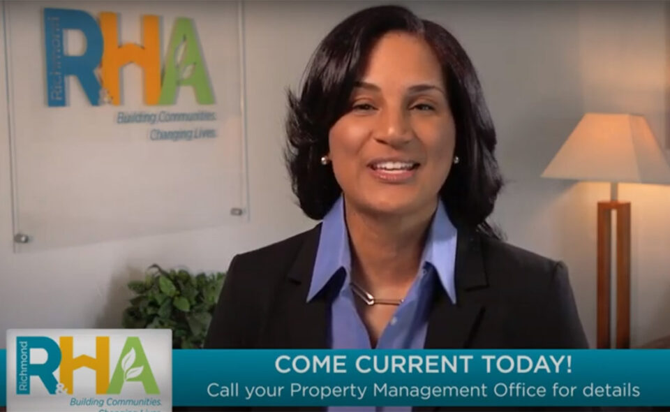 RRHA Come Current TV spot featuring RRHA Director of Communications and Public Relations Angela Fountain.