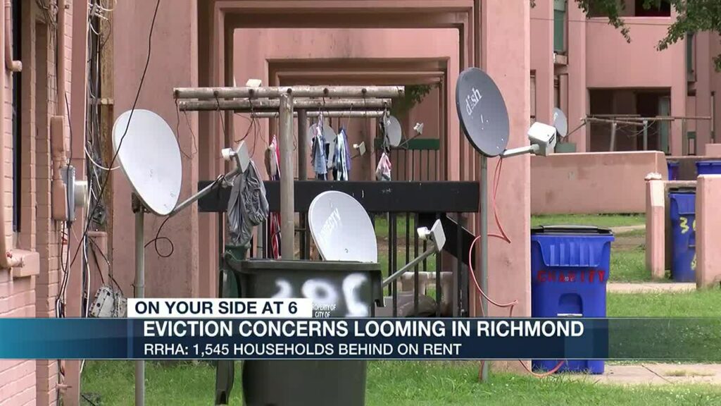 NBC12 News Report: 1,545 public housing units currently behind on rent as eviction moratorium nears end