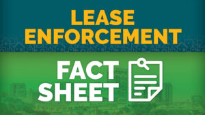 RRHA's lease enforcement fact sheet
