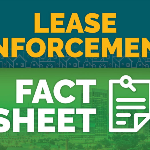 RRHA's lease enforcement fact sheet