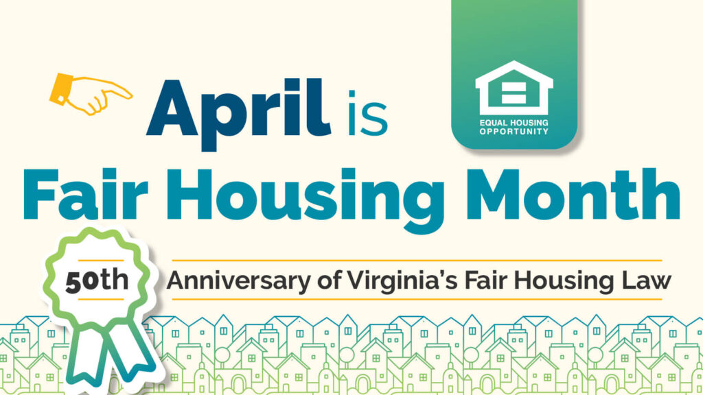 April is Fair Housing Month, 50th Anniversary of Law