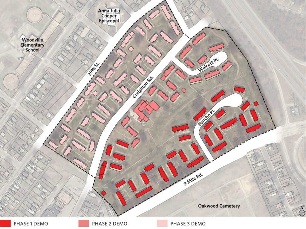 Creighton Court Demolition Phasing