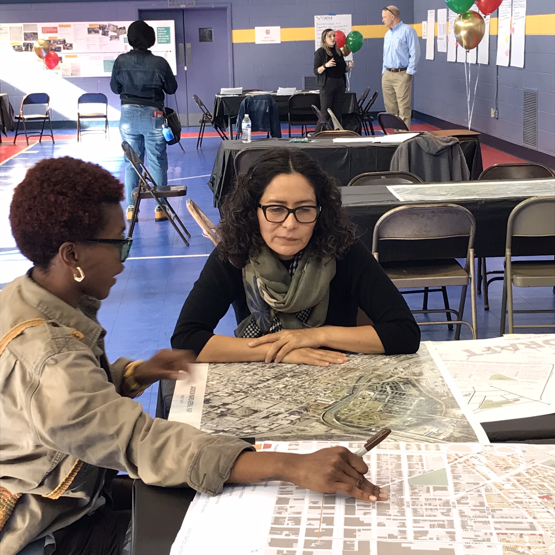 Event attendees at Jackson Ward Community Plan event in November 2022