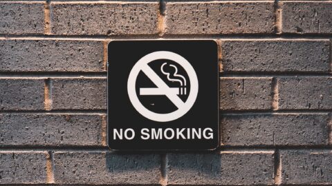 no smoking sign on wall