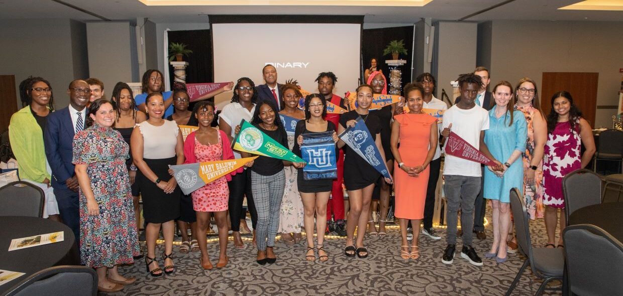 2023 Scholarship recipients and presenters group photo