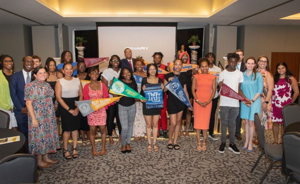 2023 Scholarship recipients and presenters group photo