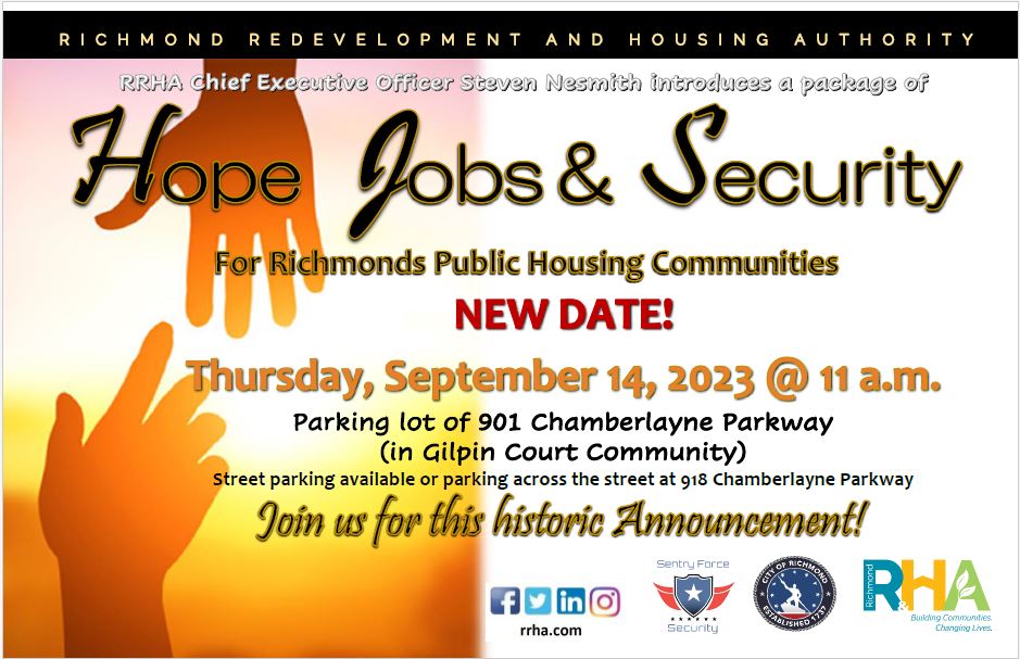 Hope Jobs & Security package media announcement