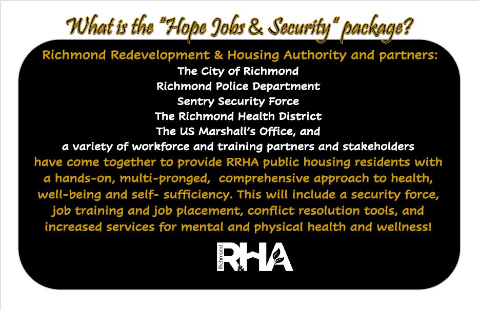 What is the Hope Jobs & Security package