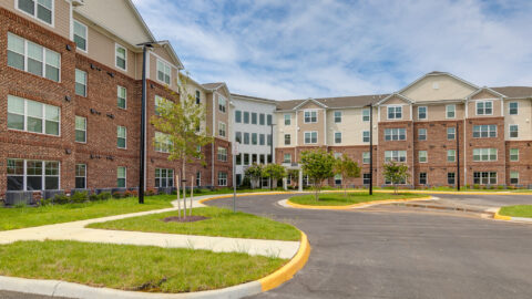 Entrance to Watermark Gardens Senior Community