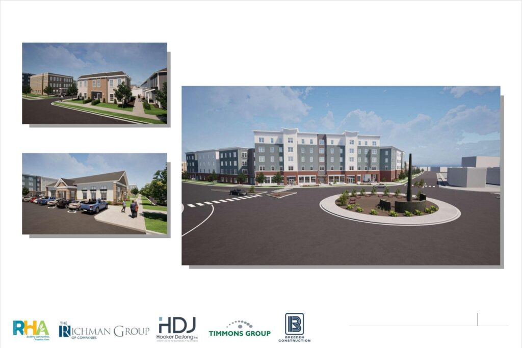 Exterior concepts for Mosby Court South