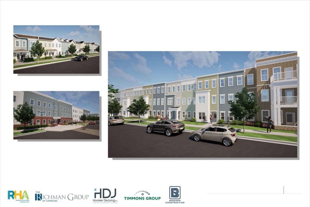 Exterior concepts for Mosby Court South