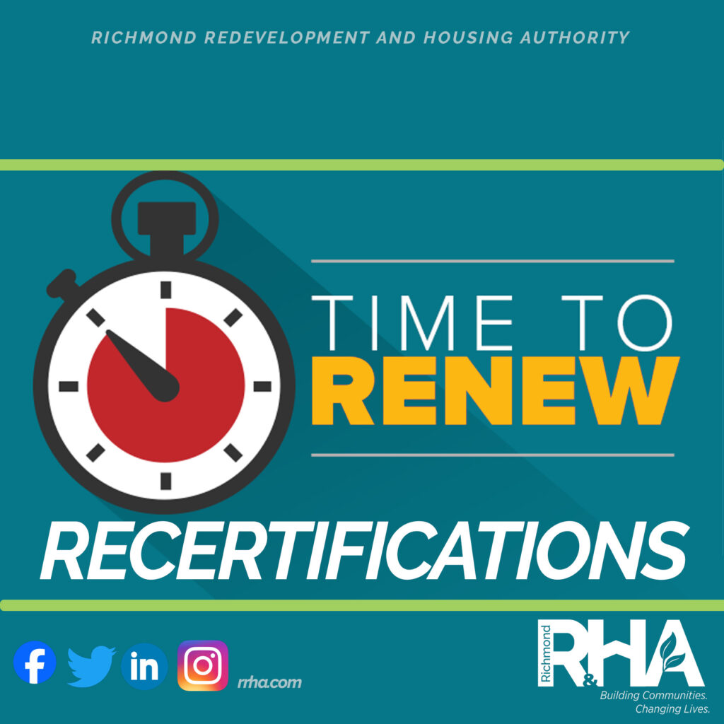 Time to Renew Recertifications
