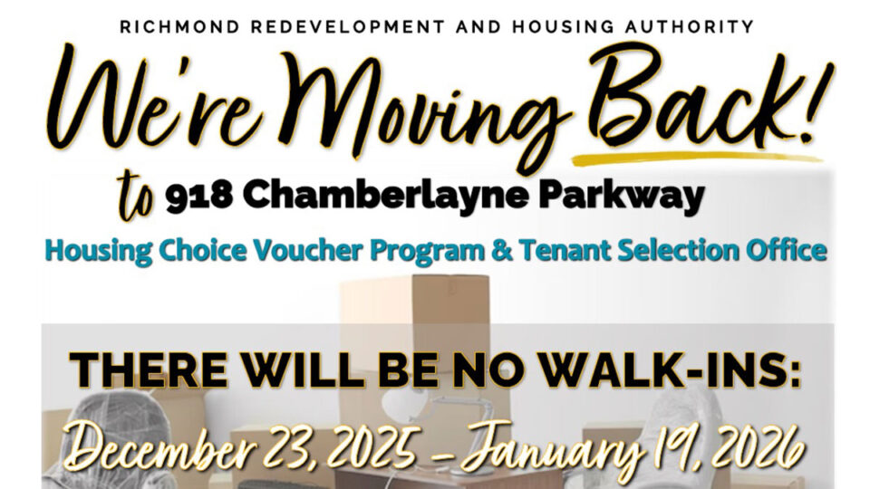 No walk-ins 12/23-1/19