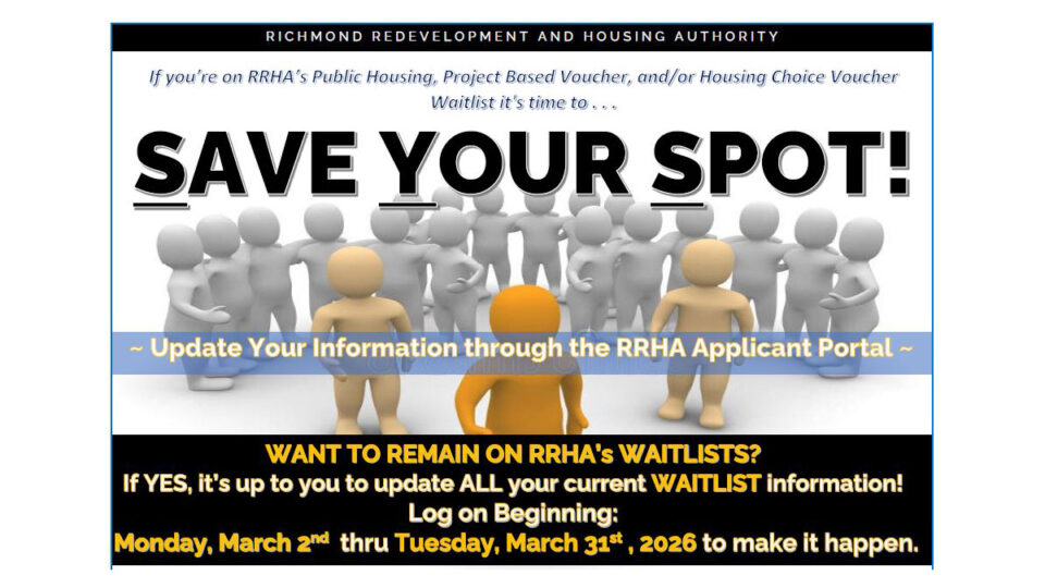 image to go with press release RRHA Is Purging Its Waitlist – Save Your Spot!