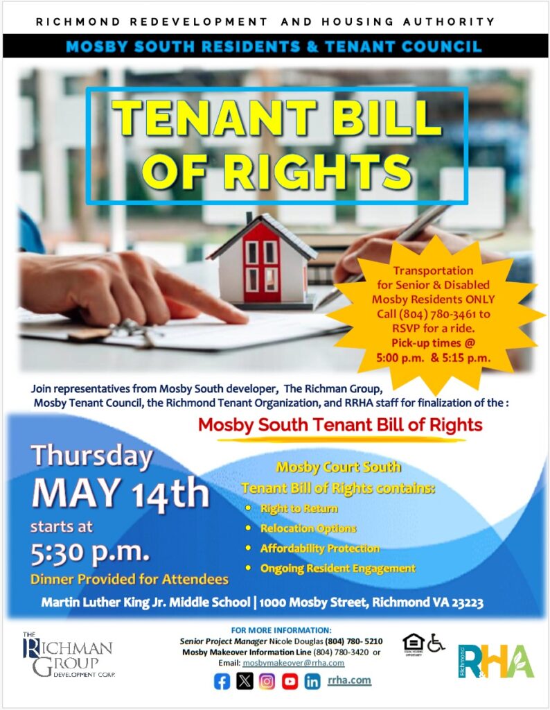 Flyer for Mosby South event on May 14, 2026