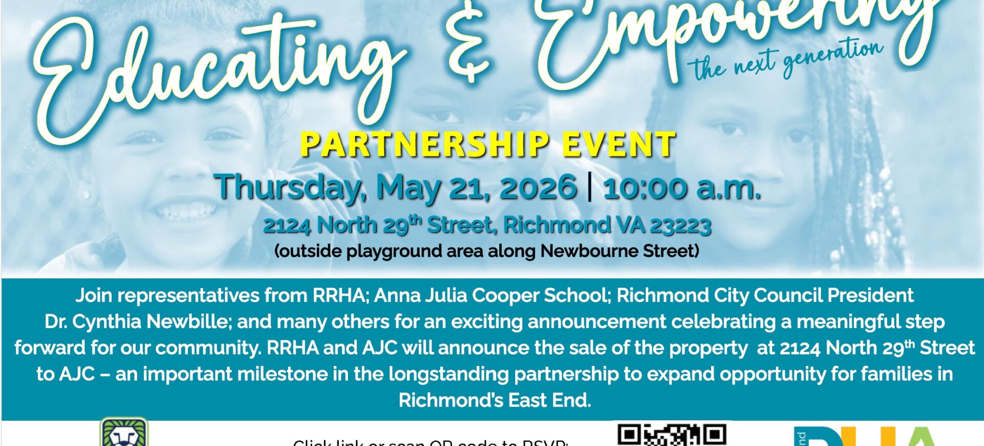 Educating and Empowering: Flyer for 5/21/26 media event