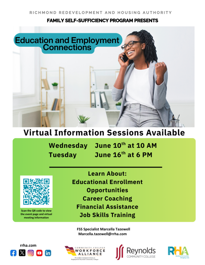 Event flyer for the FSS info sessions in June 2026