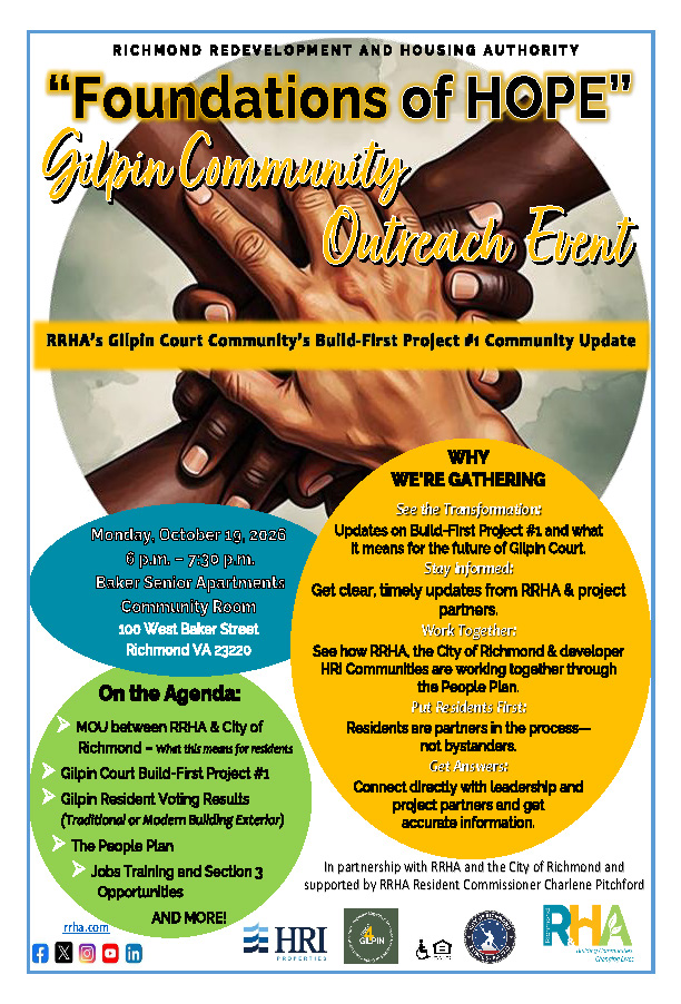 A flyer for the "Foundations of Hope" event